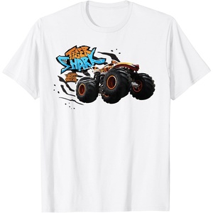 image:imageHot Wheels Monster Trucks  Tiger Shark TShirtWhite