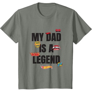image:imageHot Wheels My Dad is a Legend TShirtOlive Heather