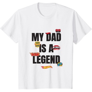 image:imageHot Wheels My Dad is a Legend TShirtWhite