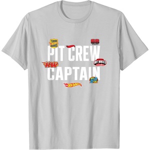 image:imageHot Wheels Pit Crew Captain TShirtSilver Grey