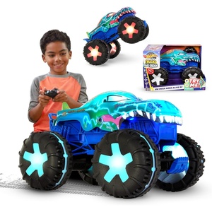image:imageHot Wheels RC Monster Trucks MegaWrex in 16th Scale Extra Large RemoteControl Toy Truck More Than 2ft LongBlue