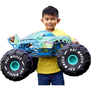 image:imageHot Wheels RC Monster Trucks MegaWrex in 16th Scale Extra Large RemoteControl Toy Truck More Than 2ft LongMulticolor