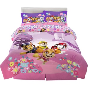 image:imageHot Wheels Race Track 4 Piece Toddler Bed Set  Super Soft amp Cozy Reversible Microfiber Comforter and Sheets Officially Licensed Product by FrancoPaw Patrol Girls