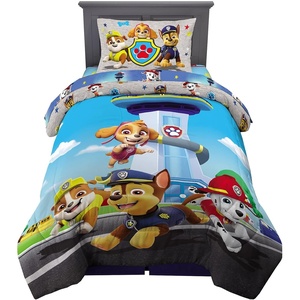image:imageHot Wheels Race Track 4 Piece Toddler Bed Set  Super Soft amp Cozy Reversible Microfiber Comforter and Sheets Officially Licensed Product by FrancoPaw Patrol
