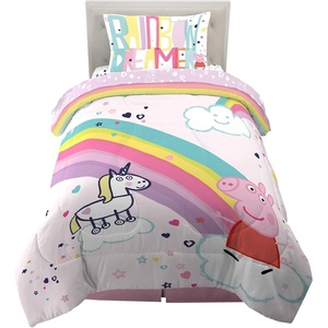 image:imageHot Wheels Race Track 4 Piece Toddler Bed Set  Super Soft amp Cozy Reversible Microfiber Comforter and Sheets Officially Licensed Product by FrancoPeppa Pig