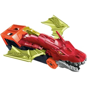 image:imageHot Wheels Shark Chomp Transporter amp Includes 164 VehicleDragon