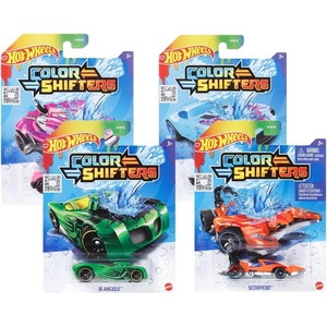 image:imageHot Wheels Toy Car 164 Scale Color Shifters Vehicle with Repeat Color Change in ICY Cold or Very Warm Water Styles May Vary1 Count Pack of 4