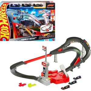 image:imageHot Wheels Toy Car Track Set 3 Formula 1 DieCast Vehicles in 164 Scale McLaren F1 Team Alpine amp VCARB Sprint Race Circuit Teams May VaryTrack