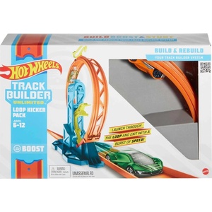 image:imageHot Wheels Toy Car Track Set Track Builder Unlimited Playset Loop Kicker Pack 10 Track Component Parts amp 164 Scale VehicleLoop Kicker Pack