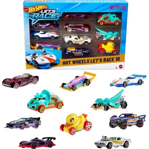 image:imageHot Wheels Toy Cars amp Trucks Lets Race 8Pack Set of 8 164 Scale Vehicles from the Animated Netflix Show10Pack