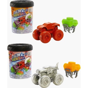 image:imageHot Wheels Toy Monster Trucks Color Reveal 164 Scale Vehicle with ClipOn Water Tank Dunk in Water for Surprise Styles May VaryTwo Pack