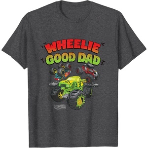 image:imageHot Wheels Wheelie Good Dad TShirtDark Heather Grey