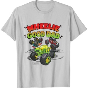 image:imageHot Wheels Wheelie Good Dad TShirtSilver Grey
