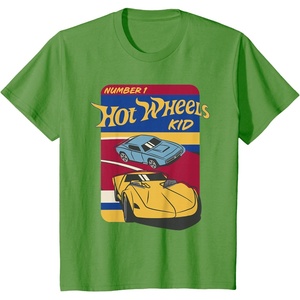 image:imageKids Hot Wheels  Number 1 Kid TShirtGrass Green