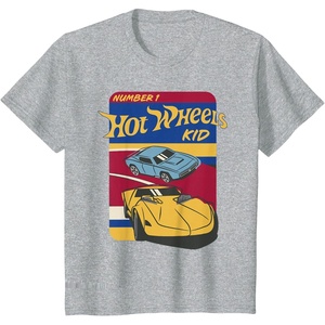 image:imageKids Hot Wheels  Number 1 Kid TShirtHeather Grey