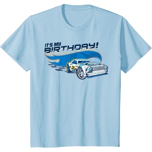 image:imageKids Hot Wheels Its My Birthday Made to Race TShirtBaby Blue