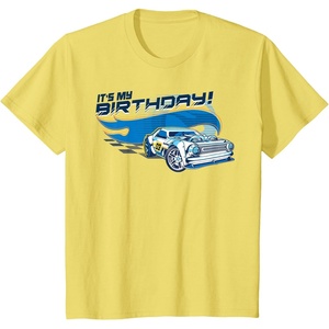 image:imageKids Hot Wheels Its My Birthday Made to Race TShirtLemon Yellow