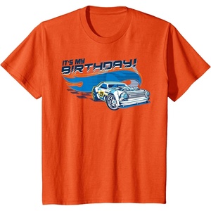 image:imageKids Hot Wheels Its My Birthday Made to Race TShirtOrange