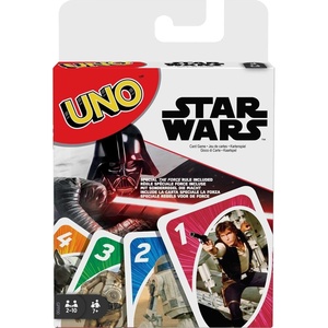 image:imageMattel Games UNO F1 Card Game for Kids Families Travel amp Camping Deck Features Images from the World of Formula 1 RacingUNO Star Wars