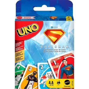image:imageMattel Games UNO F1 Card Game for Kids Families Travel amp Camping Deck Features Images from the World of Formula 1 RacingUNO Superman