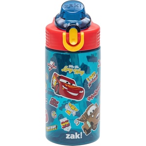 image:imageZak Designs Mattel Hot Wheels Sage 16oz LeakProof Straw Kids Water BottleCars Lightning McQueen  Mater
