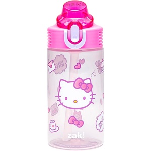 image:imageZak Designs Mattel Hot Wheels Sage 16oz LeakProof Straw Kids Water BottleHello Kitty 2