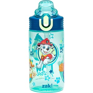 image:imageZak Designs Mattel Hot Wheels Sage 16oz LeakProof Straw Kids Water BottlePaw Patrol Chase  Marshall  Skye  Rubble