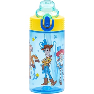 image:imageZak Designs Mattel Hot Wheels Sage 16oz LeakProof Straw Kids Water BottleToy Story Woody  Friends