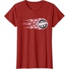 image:imageHot Wheels  Pink Flaming Tire TShirtCranberry Red
