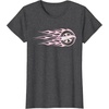 image:imageHot Wheels  Pink Flaming Tire TShirtDark Heather Grey