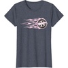 image:imageHot Wheels  Pink Flaming Tire TShirtHeather Blue