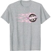 image:imageHot Wheels  Pink Flaming Tire TShirtHeather Grey
