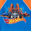 image:imageHot Wheels Boys 2Piece Swimwear Rash Guard and Swim Trunks Set Toddler to Big KidBlue