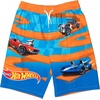 image:imageHot Wheels Boys 2Piece Swimwear Rash Guard and Swim Trunks Set Toddler to Big KidBlue