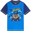 image:imageHot Wheels Boys 2Piece Swimwear Rash Guard and Swim Trunks Set Toddler to Big KidNavy