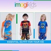 image:imageHot Wheels Boys 2Piece Swimwear Rash Guard and Swim Trunks Set Toddler to Big KidNavy