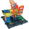 image:imageHot Wheels City Toy Track Set Downtown Express Car Wash Playset with 164 Scale Vehicle Foam Roller amp Drying Flaps