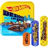 image:imageSmart Care Hot Wheels Bandage Kit Bandaids for Kids Ideal for Boys Infants and Children LatexFree 3 Assorted Sizes with Collectible Hot Wheels Tin Case 100CTHot Wheels