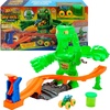 image:imageHot Wheels Monster Trucks Mutant Monster Takedown Playset amp Rhinomite