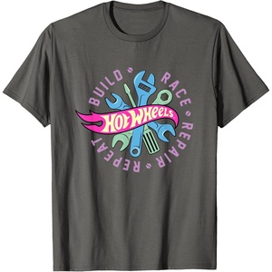 image:imageHot Wheels  Build Race Repair Repeat TShirtAsphalt Grey