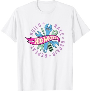 image:imageHot Wheels  Build Race Repair Repeat TShirtWhite