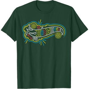 image:imageHot Wheels  Go Fast Cloud Logo TShirtDark Green
