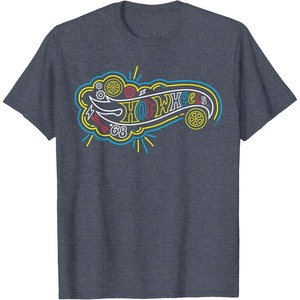 image:imageHot Wheels  Go Fast Cloud Logo TShirtHeather Blue