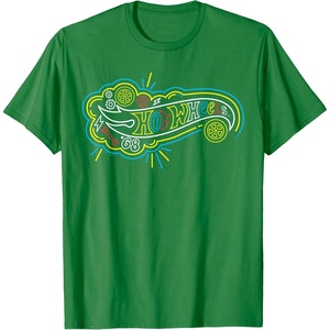 image:imageHot Wheels  Go Fast Cloud Logo TShirtKelly Green