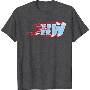 image:imageHot Wheels  HW Flames TShirtDark Heather Grey