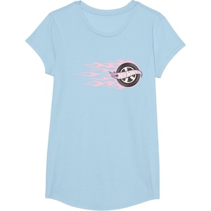 image:imageHot Wheels  Pink Flaming Tire TShirtBaby Blue