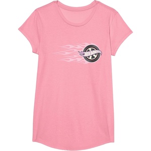 image:imageHot Wheels  Pink Flaming Tire TShirtPink