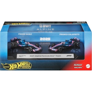 image:imageHot Wheels Premium Formula 1 Toy Cars 2Pack of 164 Scale BWT Alpine Formula One Team Racecars Featuring 10 Pierre Gasly amp 43 Franco Colapinto