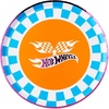 image:imageBonjour Fte Hot Wheels Blue Checker Small Plates Pack of 8 825