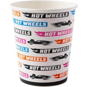 image:imageBonjour Fte Hot Wheels Cups Pack of 8 9oz